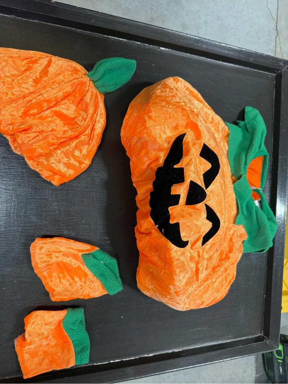 Spirit Lil' Pumpkin Infant Costume - Orange with Green Accents